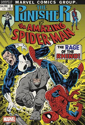 Punisher Vs. Spider-Man #3 ERIK LARSEN VARIANT cover