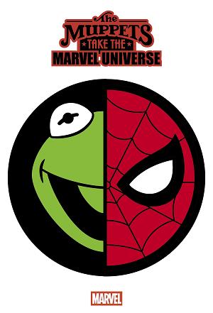 Muppets Take The Marvel Universe #1 LOGO MASHUP VARIANT cover