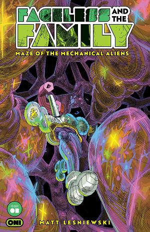 Faceless And The Family Maze Of The Mechanical Aliens Cvr A Matt Lesniewski #3 cover