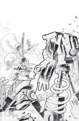 Faceless And The Family Maze Of The Mechanical Aliens Cvr A Matt Lesniewski #3 cover