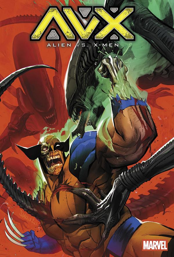 Alien Vs. X-Men #1 IVAN SHAVRIN VARIANT [1:25] cover