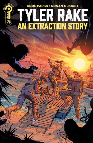 Tyler Rake: An Extraction Story Cover A Declan Shalvey #5 Cover B Marco Santucci cover