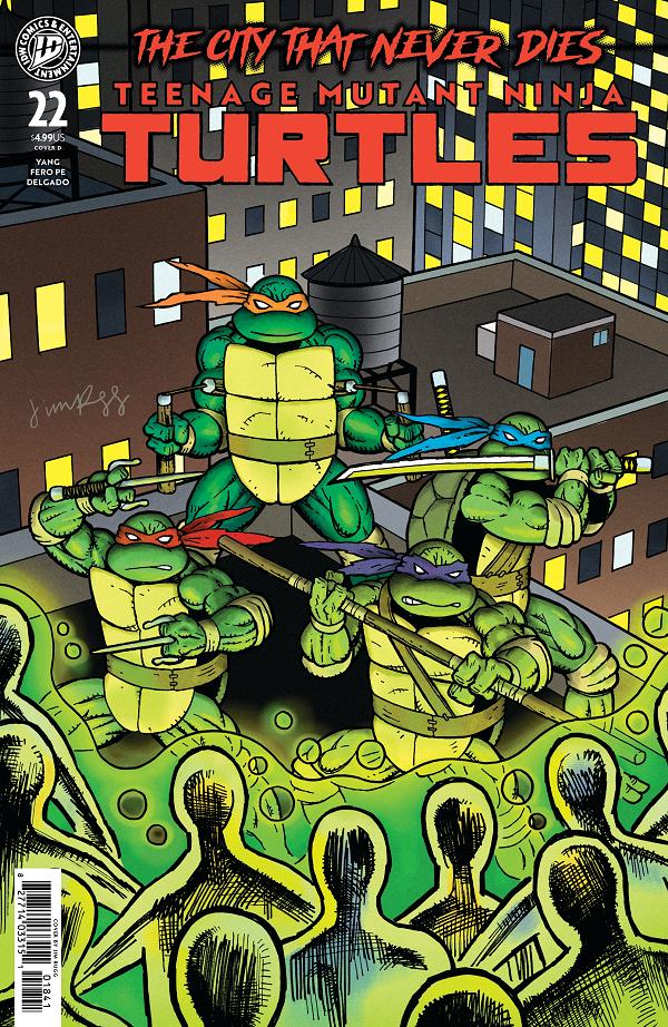 Teenage Mutant Ninja Turtles Cover A (Pe) #22 variant cover by Jim Rugg