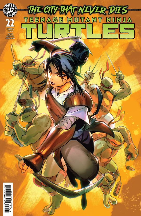 Teenage Mutant Ninja Turtles Cover A (Pe) #22 variant cover by Mirka Andolfo