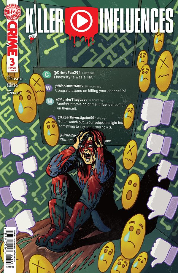 Killer Influences Cover A (Baldeon) #3 Variant B (Burzo) cover