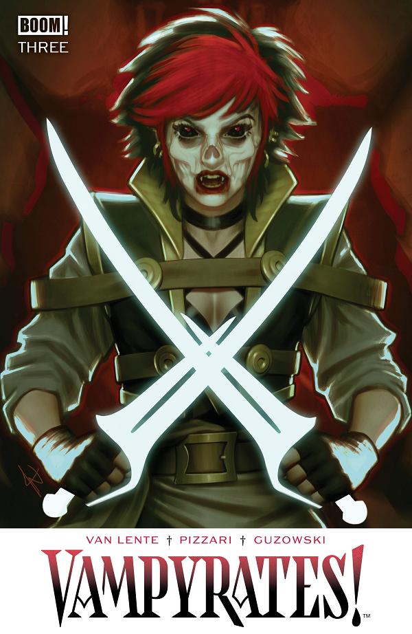 Vampyrates! A Main (Dressed, Pizzari) #3 variant cover by Rebeca Puebla