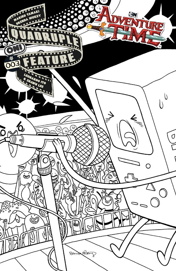 Adventure Time Quadruple Feature Cvr A Brenda Hickey #3 variant cover by Brenda Hickey