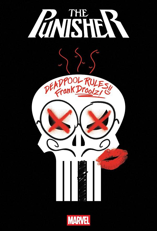 Punisher #8 CROSSOVER LOGO VARIANT [BG] cover