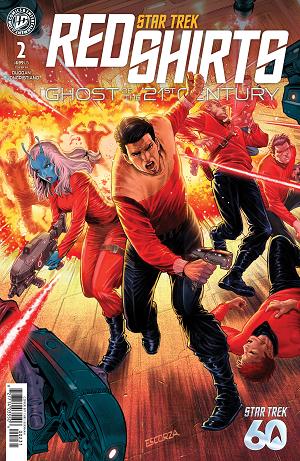 Star Trek: Red Shirts--Ghost Of The 21St Century Cover A (Shehan) #2 Variant RI (10) (Escorza Brothers) [1:10] cover