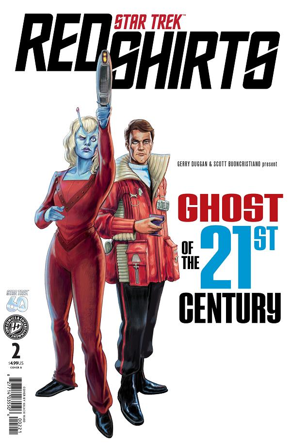 Star Trek: Red Shirts--Ghost Of The 21St Century Cover A (Shehan) #2 variant cover by Malachi Ward