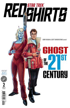 Star Trek: Red Shirts--Ghost Of The 21St Century Cover A (Shehan) #2 Variant B (Ward) cover