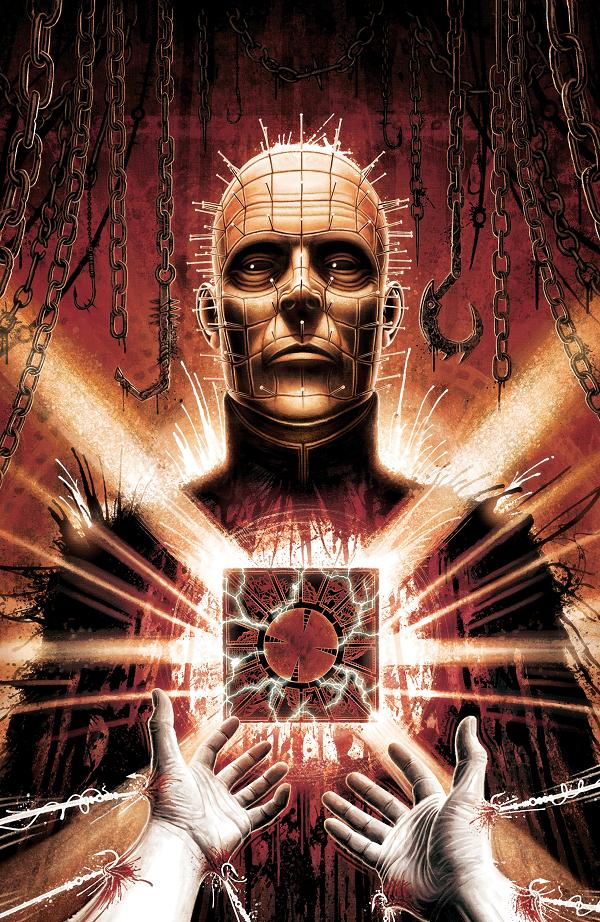 Hellraiser: Resurrections - New Wounds A Main (Dressed, Simpson) #1 variant cover by Martin Simpson