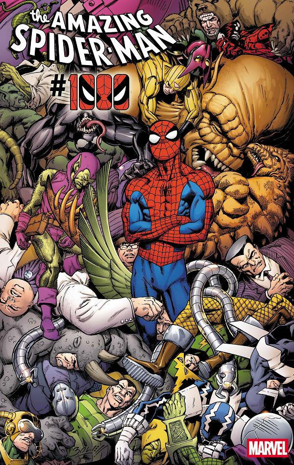 Amazing Spider-Man #36 variant cover by Mark Bagley