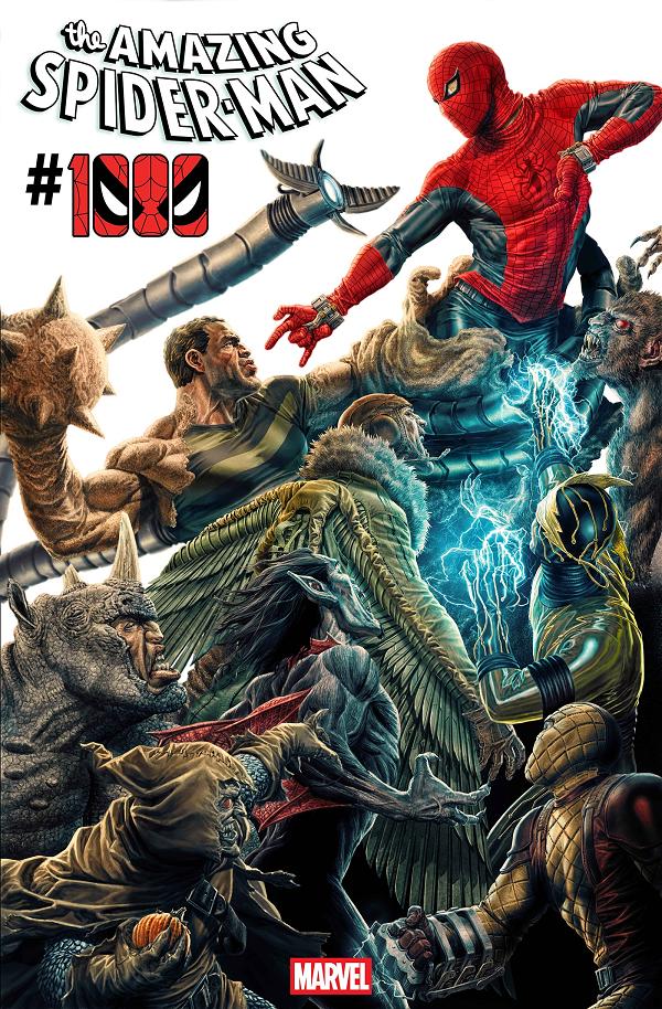 Amazing Spider-Man #36 variant cover by Lee Bermejo