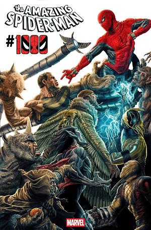 Amazing Spider-Man #36 LEE BERMEJO AMAZING VISIONS VARIANT cover
