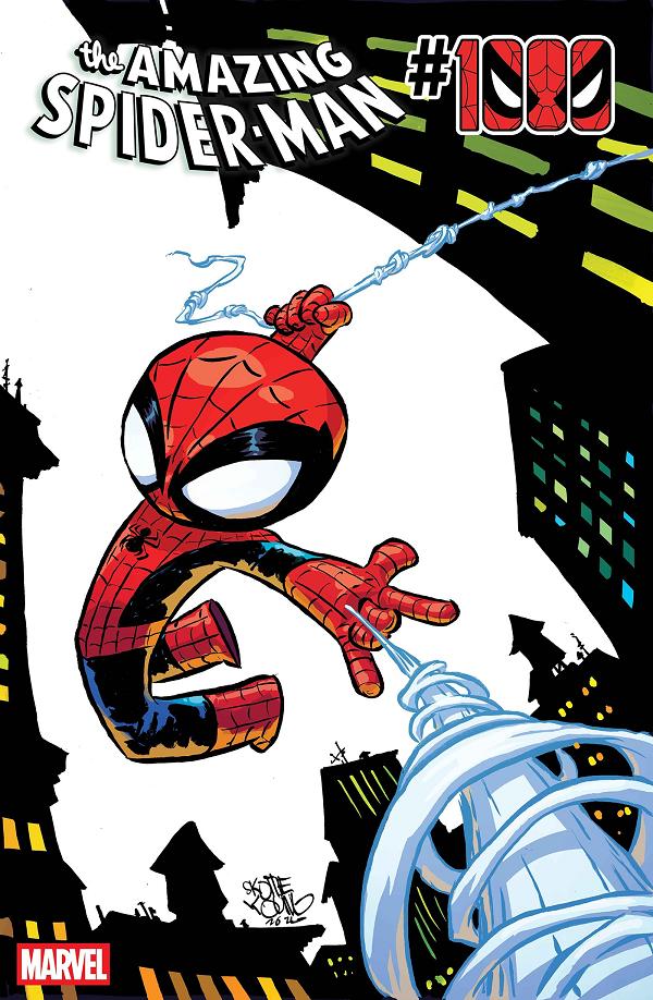 Amazing Spider-Man #36 variant cover by Skottie Young
