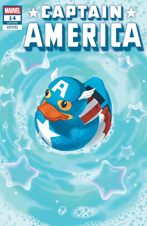 Captain America #14 BETSY COLA MARVEL DUCK VARIANT [ARM] cover