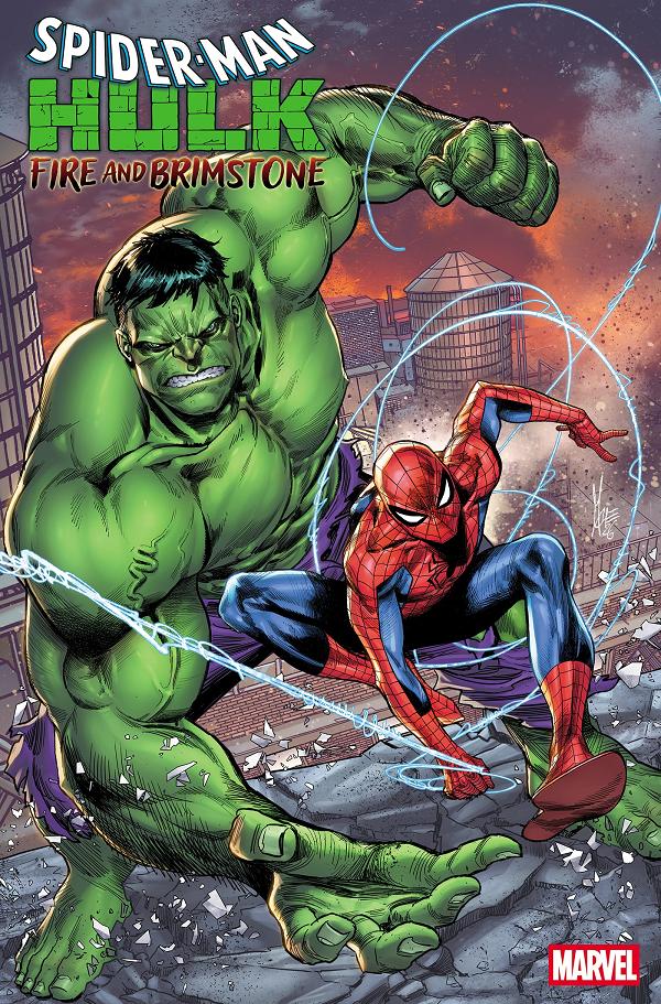 Spider-Man/Hulk: Fire And Brimstone #1 MARCO CHECCHETTO FOIL VARIANT cover