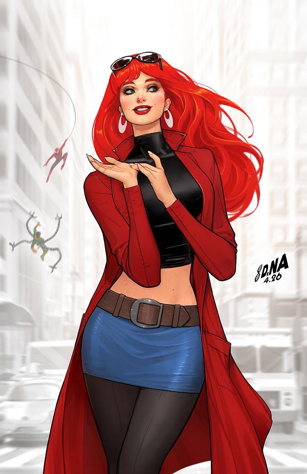 Mary Jane: Face It, Tiger #1 DAVID NAKAYAMA VIRGIN VARIANT [1:50] cover