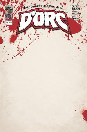 Dorc #6 CVR E CVR E BLANK SKETCH cover