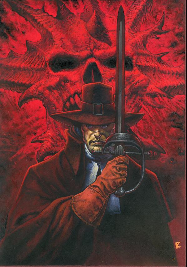 Solomon Kane The Lion Errant #3 variant cover by Paolo Parente