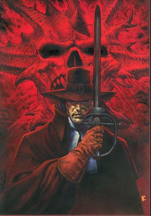 Solomon Kane The Lion Errant #3 CVR E (OF 4) CVR E PAOLO PARENTE VIRGIN CARDSTOCK cover
