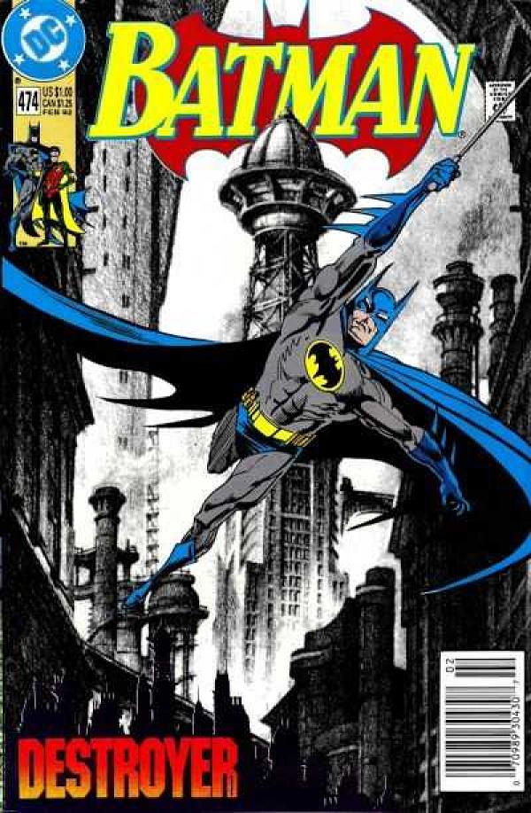 Batman #474 null cover
