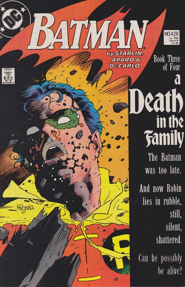 Batman #428 null cover