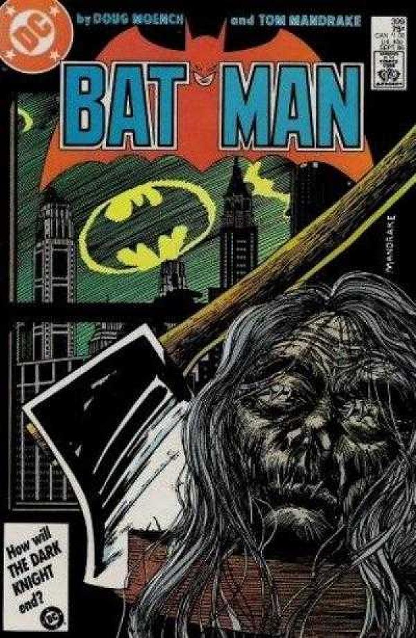 Batman #399 null cover