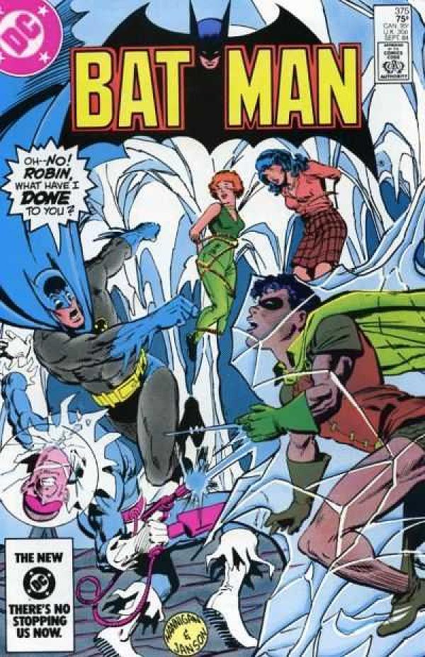 Batman #375 null cover