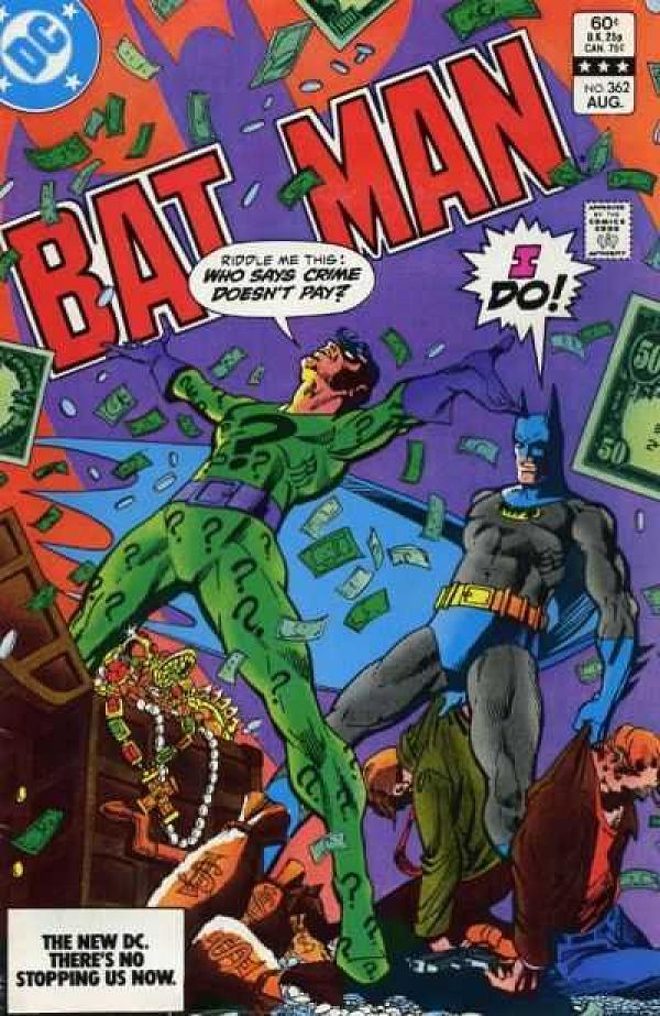 Batman #362 null cover