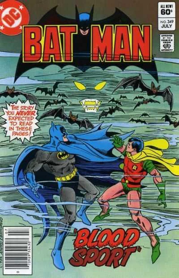 Batman #349 null cover