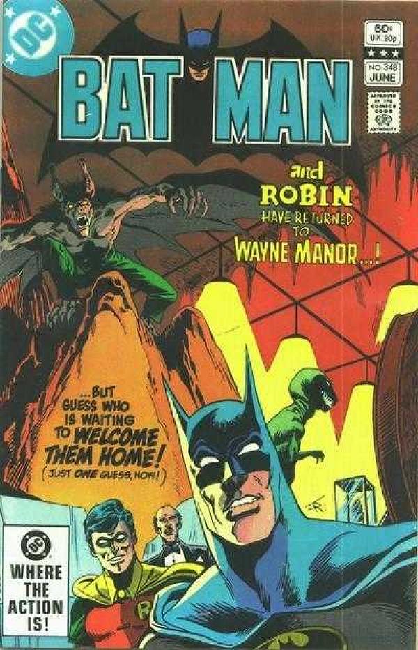 Batman #348 null cover