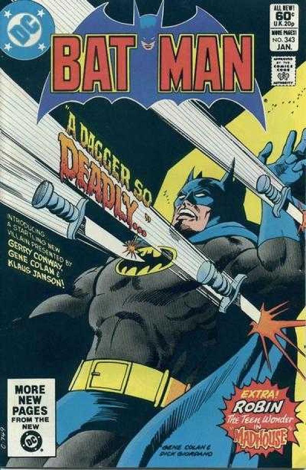 Batman #343 null cover