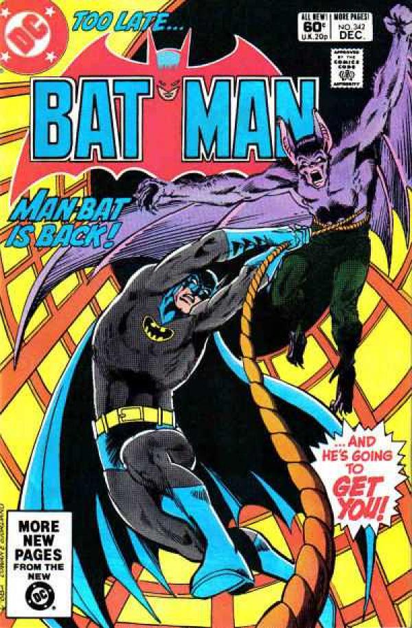 Batman #342 null cover