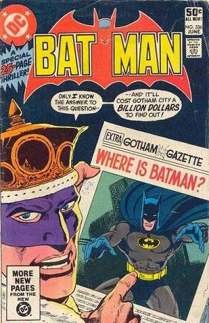 Batman #336 cover