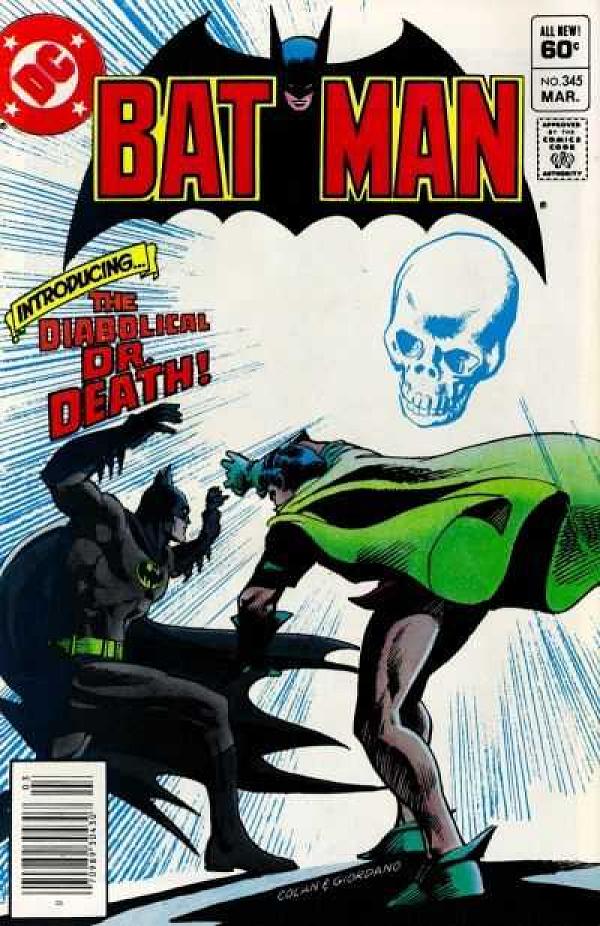 Batman #345 null cover