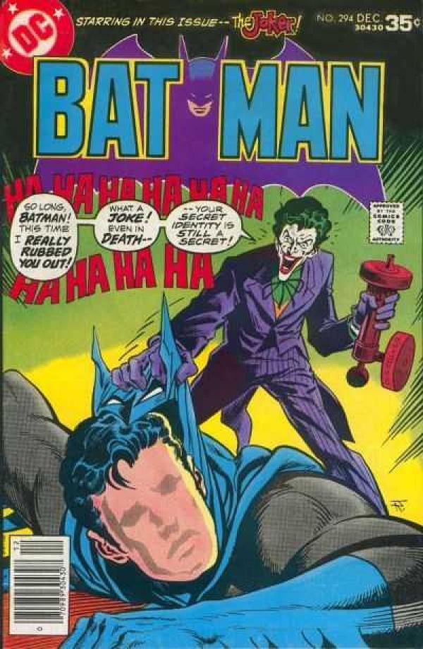 Batman #294 null cover