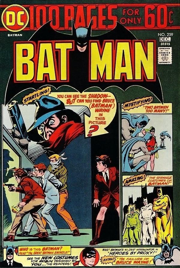 Batman #259 null cover
