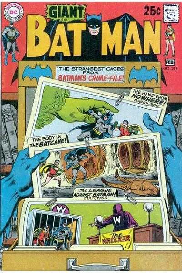 Batman #218 null cover