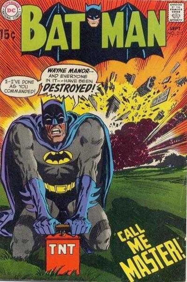 Batman #215 null cover