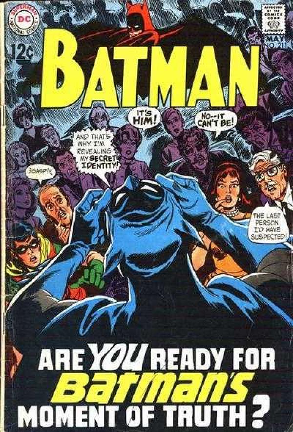 Batman #211 null cover