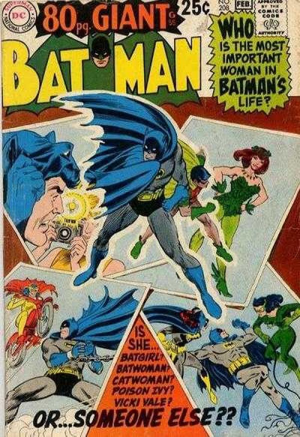 Batman #208 null cover