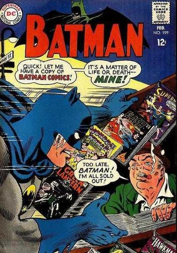 Batman #199 null cover