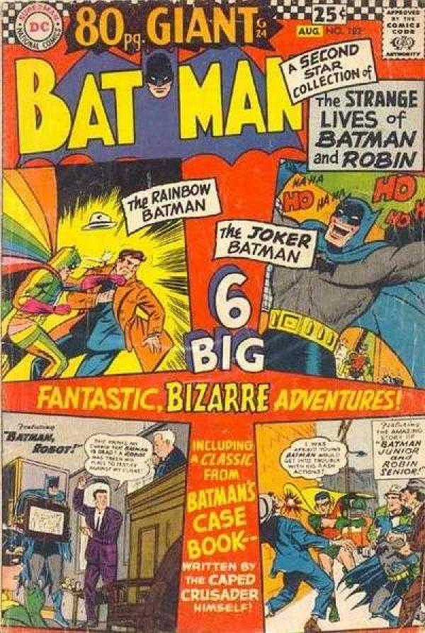Batman #182 null cover