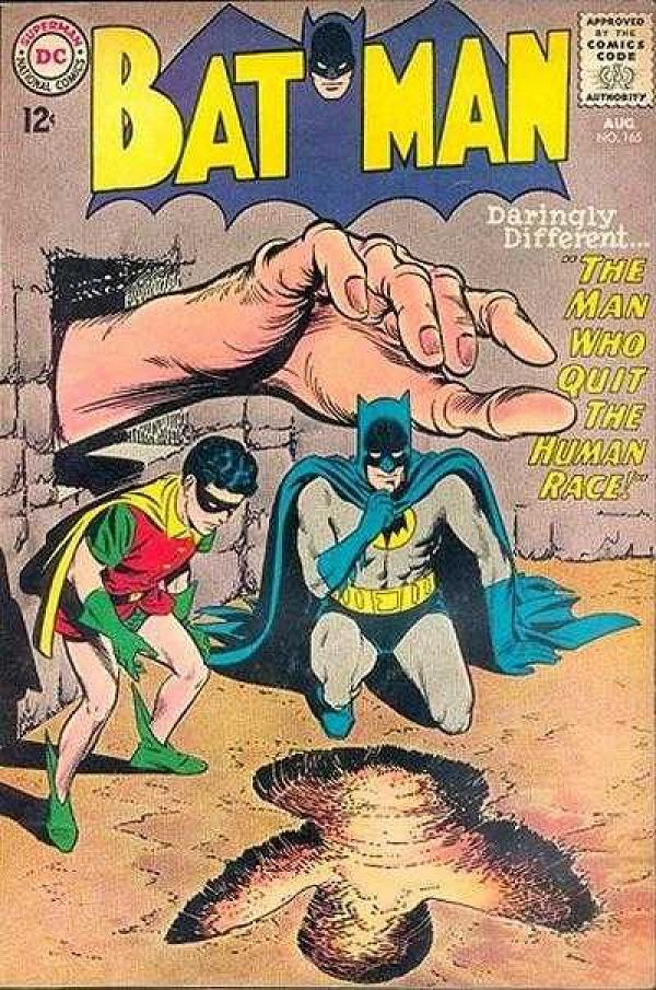Batman #165 null cover