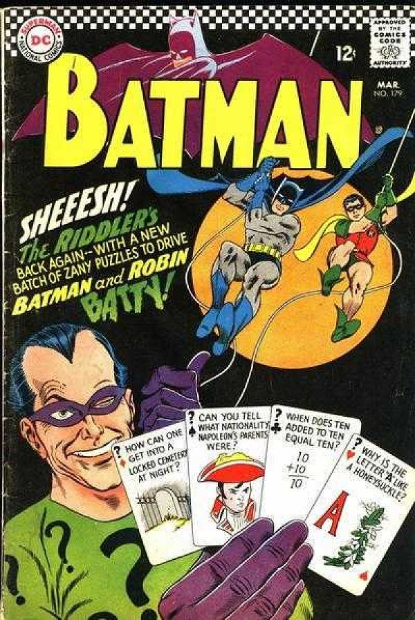 Batman #179 null cover