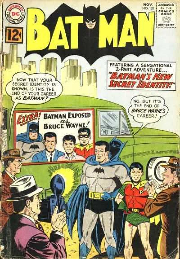 Batman #151 null cover