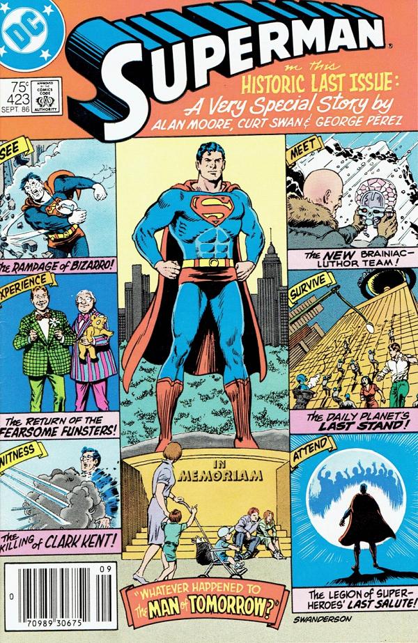 Superman #423 null cover