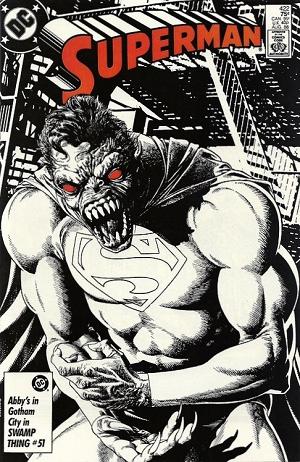 Superman #422 null cover